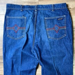 Vintage 1980’s Washington Dee Cee Men’s Western Denim Blue Jean Pants 37 x 30